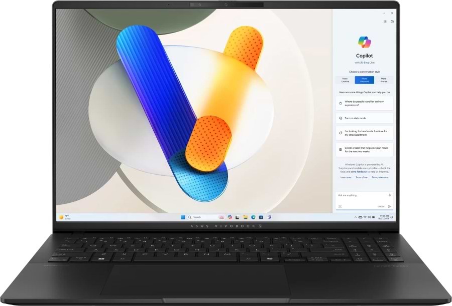 Ноутбук Asus Vivobook S 16 M5606WA-MX022X Neutral Black - Фото 1