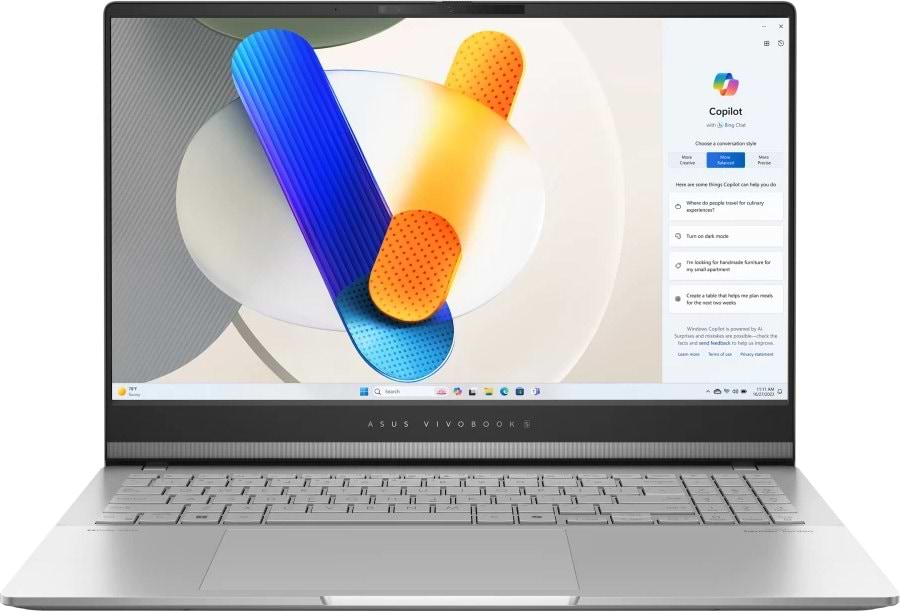 Ноутбук Asus Vivobook S 15 M5506WA-MA016X Cool Silver - Фото 1