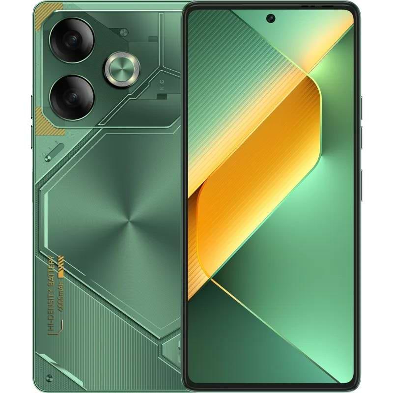 Смартфон Tecno Pova 6 12/256Gb Comet Green (LI7) - Фото 1
