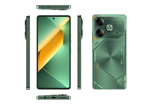 Фото - Смартфон Tecno Pova 6 12/256Gb Comet Green (LI7)