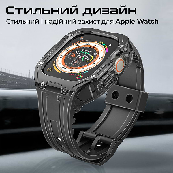 Фото - Чехол-бампер для смарт-годинника Promate caseband.black