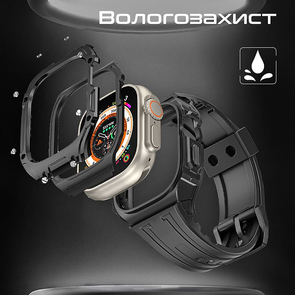 Фото - Чехол-бампер для смарт-годинника Promate caseband.black