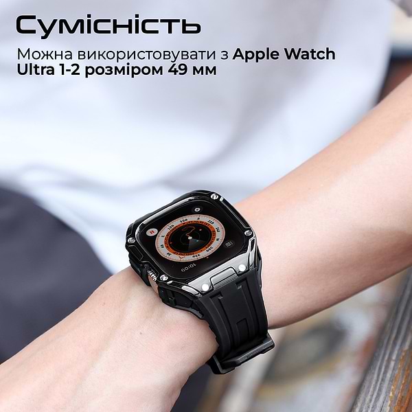 Фото - Чехол-бампер для смарт-годинника Promate caseband.black