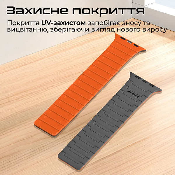 Фото - Ремінець для смарт-годинника Promate magband-ms.grey