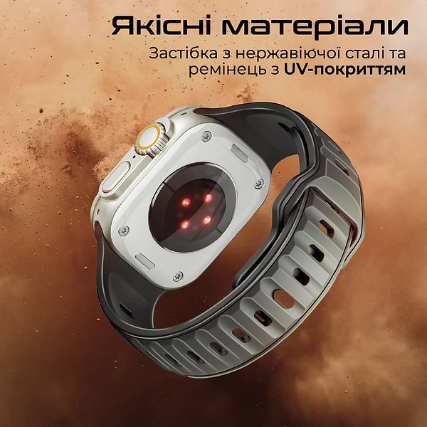 Фото - Ремешок для смарт-часов Promate siliband-dc.black
