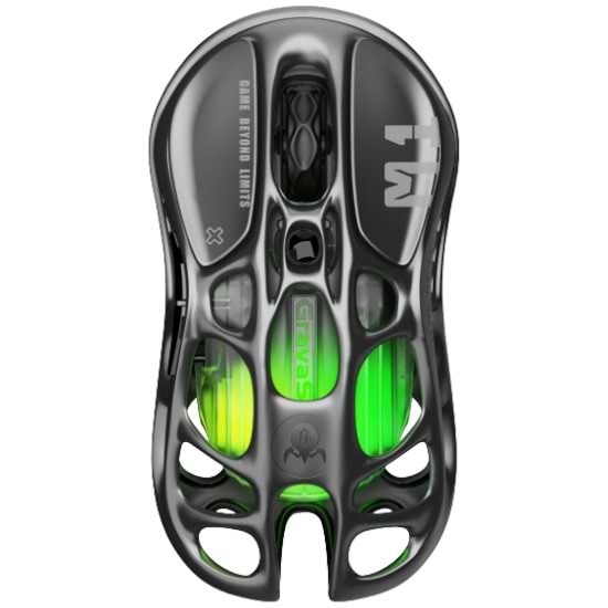 Фото - Миша бездротова ігрова GravaStar Mercury M1 Pro (GRAVASTARM1PRO_GRY)
