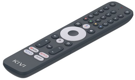 Пульт ДУ универсальный KIVI RC-45 (Android TV) Bluetooth Black