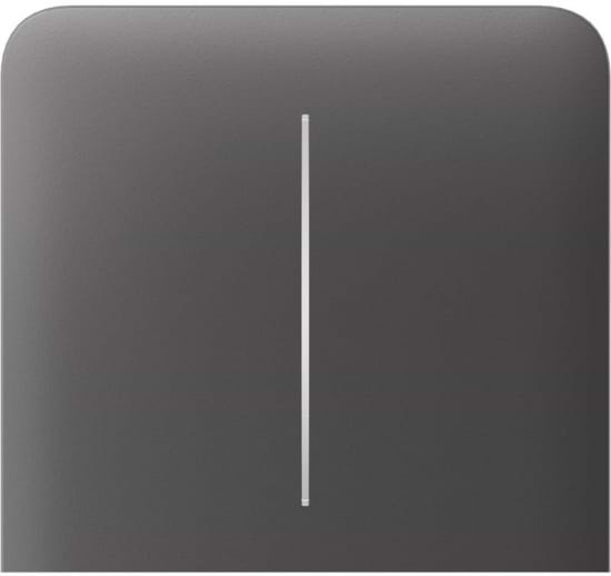 Кнопка LightSwitch бокова для двоклавішного вимикача Ajax SideButton Vertical 2-gang for LightSwitch, Jeweler, grey (000046487)