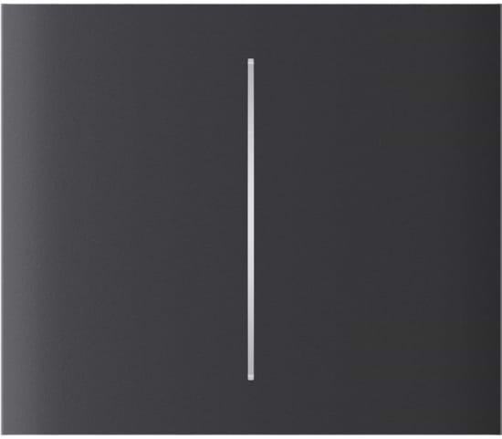 Кнопка для LightSwitch центральна для двоклавішного вимикача Ajax CenterButton Vertical 2-gang for LightSwitch, Jeweler, graphite (000046475)