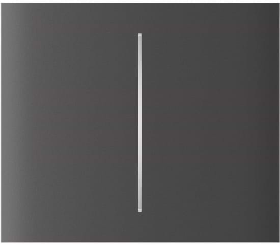 Фото - Кнопка LightSwitch центральная для двухклавишного выключателя Ajax CenterButton Vertical 2-gang for LightSwitch, Jeweler, grey (000046478)