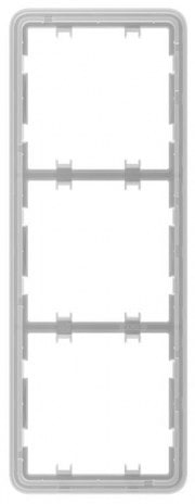 Рамки для вимикача для LightSwitch на 3 секції Ajax Frame 3 seats for LightSwitch Vertical (000046132)