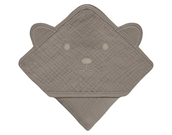 Фото - Полотенце бамбук детское Lionelo Muslin Hooded Towel Beige Cappuccino