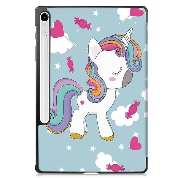 Фото - Чехол для планшета BeCover Smart Case for Samsung Galaxy Tab S9 (SM-X710/SM-X716)/S9 FE (SM-X510/SM-X516B) 11.0'' Unicorn (710425)
