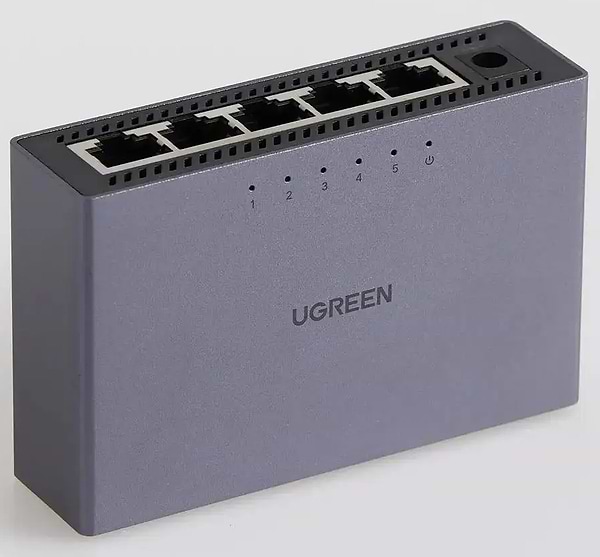 Фото - Коммутатор локальной сети (Switch) UGREEN CM633 5-Port (15641EU)