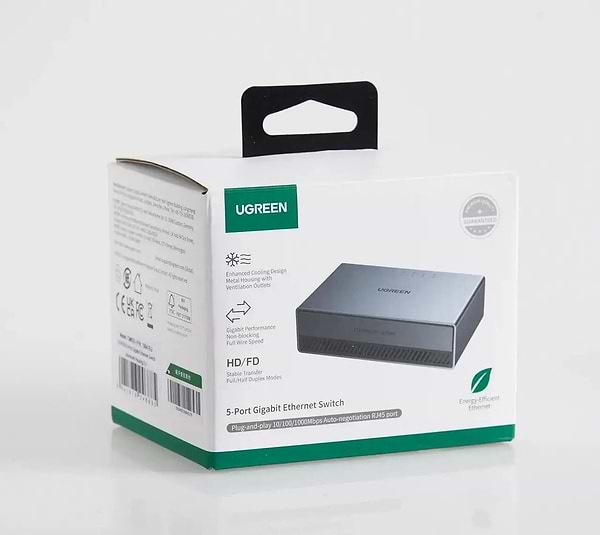 Фото - Коммутатор локальной сети (Switch) UGREEN CM633 5-Port (15641EU)