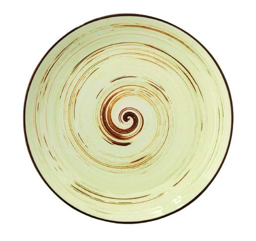 Тарілка десертна Wilmax Spiral Pistachio 18 см (WL-669111 / A) - Фото 1