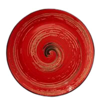 Тарелка десертная Wilmax Spiral Red 20.5 см (WL-669212 / A)