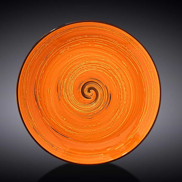 Фото - Тарілка обідня Wilmax Spiral Orange 23 см (WL-669313 / A)