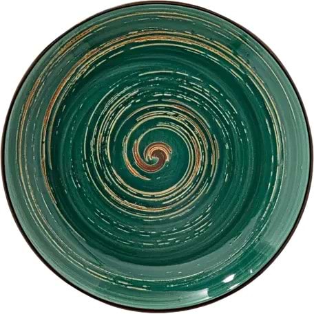 Фото - Тарелка суповая Wilmax Spiral Green 28.5 см (WL-669528 / A)
