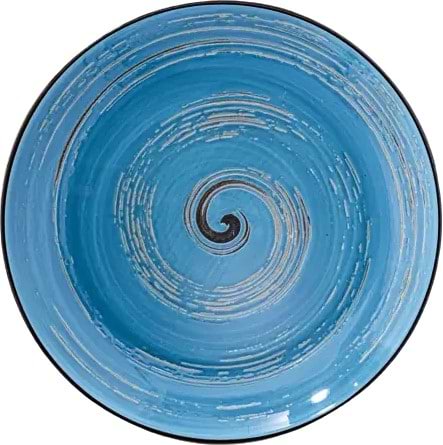 Тарелка суповая Wilmax Spiral Blue 25.5 см (WL-669627 / A)