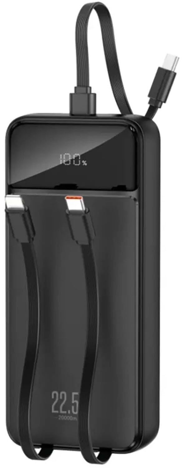 Фото - Батарея мобільна XO PR275 20000mAh 22.5W Black