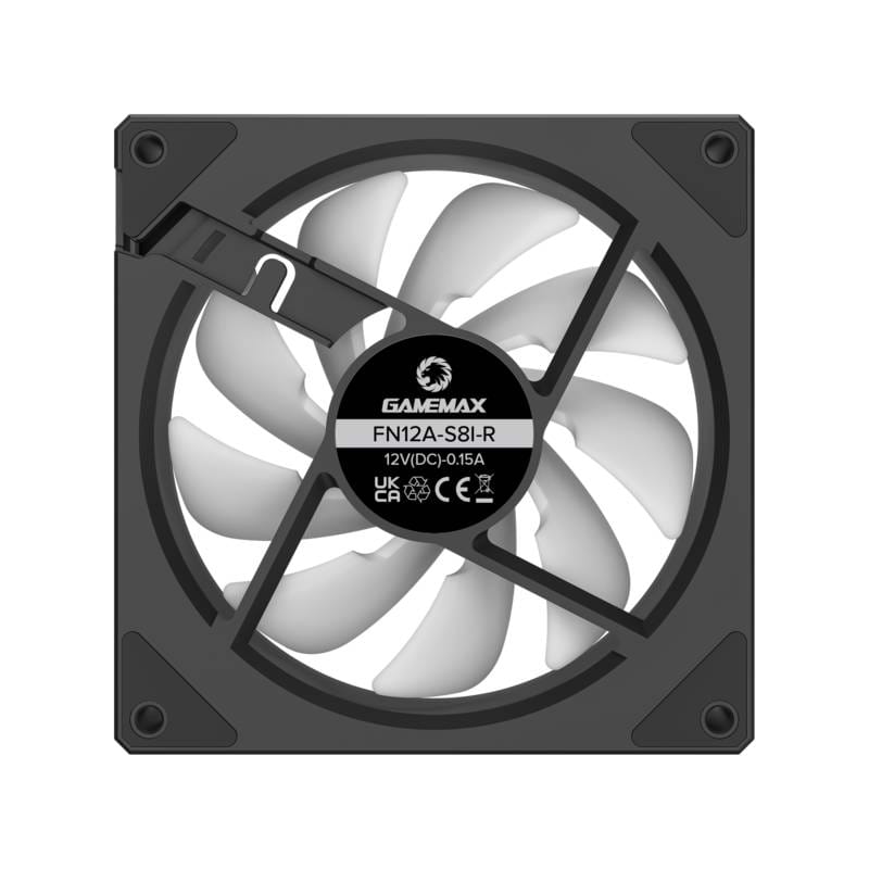 Фото - Корпусний вентилятор Gamemax FN12A-S8I-R