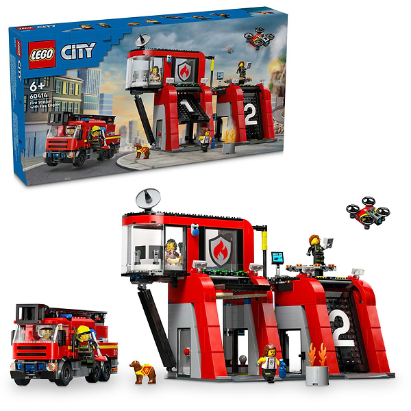 Lego city fire station amazon new arrivals
