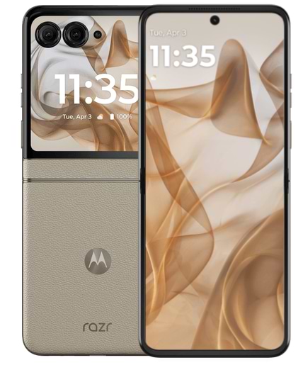 Смартфон Motorola Razr 50 8/256Gb Beach Sand - Фото 1