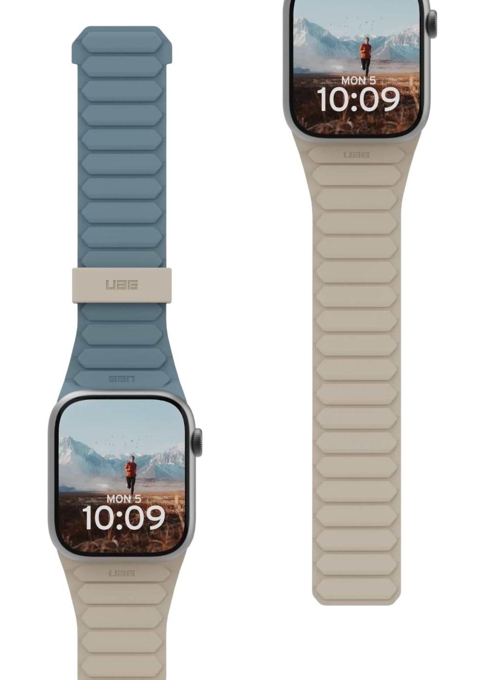 Ремінець для смарт-годинника UAG for Apple Watch Ultra 2/Ultra-49-45-44-42mm, Pathfinder, Dune/Cloud Blue (194161118051) - Фото 1
