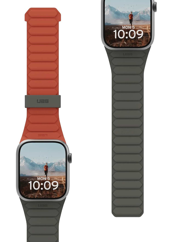 Фото - Ремінець для смарт-годинника UAG for Apple Watch Ultra 2/Ultra-49-45-44-42mm, Pathfinder, Olive/Rust (194161117291)