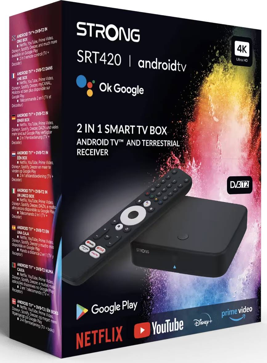 Фото - Стационарный медиаплеер Strong Hybrid Android TV (SRT420)