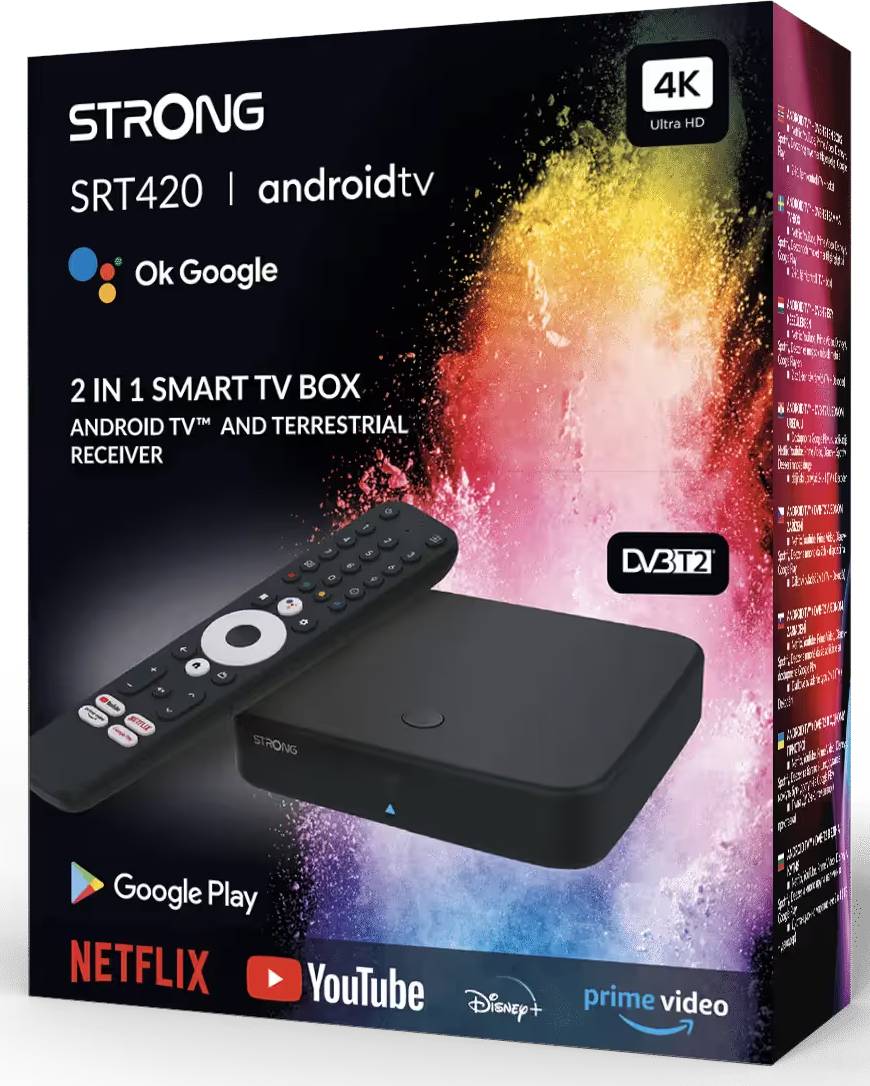 Фото - Стационарный медиаплеер Strong Hybrid Android TV (SRT420)
