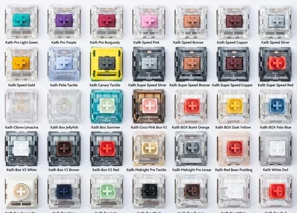 Фото - Набір перемикачів для клавіатури Keychron Kailh Switch Tester 35 шт. (Z136_KEYCHRON)