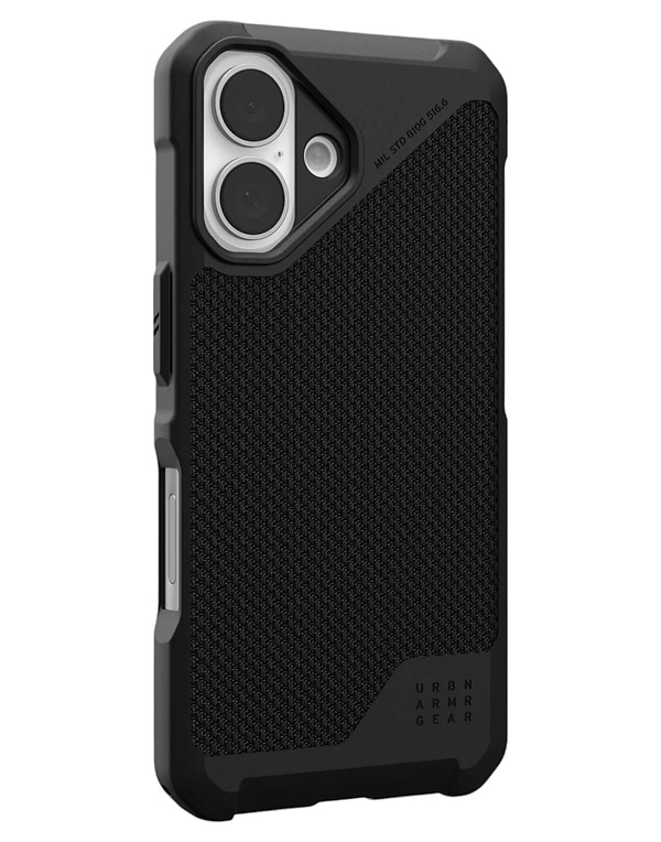 Фото - Чохол для смартфону UAG for Apple iPhone 16, Metropolis LT Magsafe, Kevlar Black (114454113940)