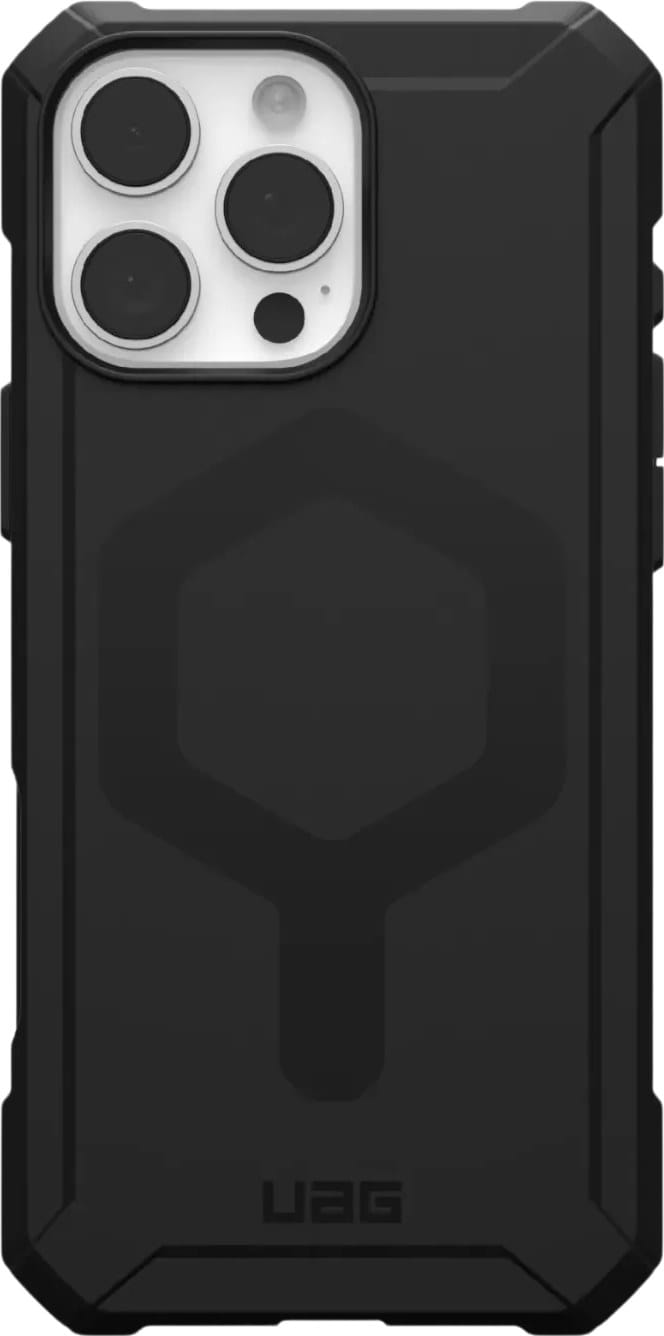 Чехол для смартфона UAG for Apple iPhone 16 Pro Max, Essential Armor Magsafe, Black (114449114040) - Фото 1