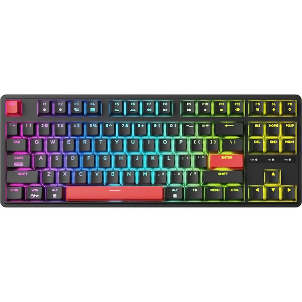 Фото - Клавиатура проводная игровая Keychron C3 Pro 87Key, K pro Red, USB-A, QMK, Hot-swap, EN/UKR, RGB Black (C3PH1_KEYCHRON)