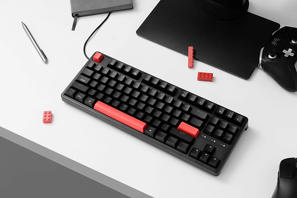 Фото - Клавиатура проводная игровая Keychron C3 Pro 87Key, K pro Red, USB-A, QMK, Hot-swap, EN/UKR, RGB Black (C3PH1_KEYCHRON)