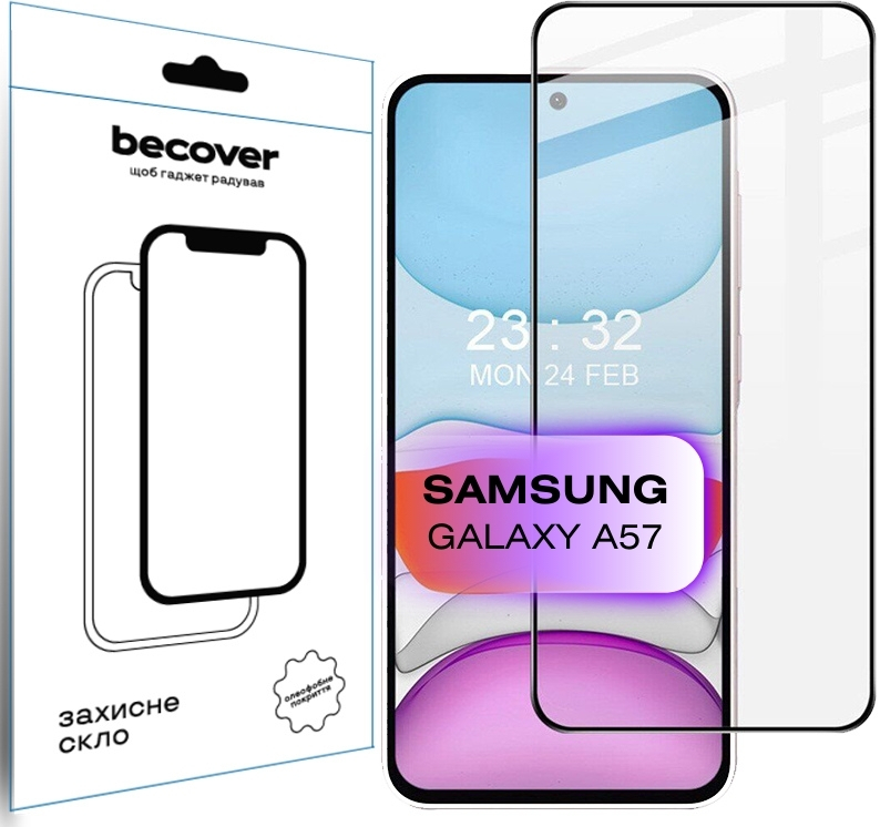 Защитное стекло для смартфона BeCover for Samsung Galaxy А57 SM-A576 Black (714918)