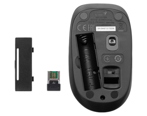 Фото - Клавіатура + миша бездротова Genius KM-8200, WL, EN/UKR Black (31340003428)