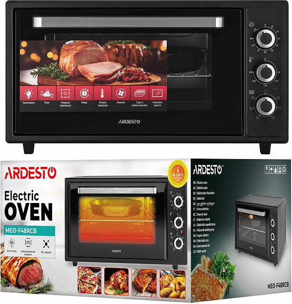 Фото - Піч електрична Ardesto MEO-F48RCB