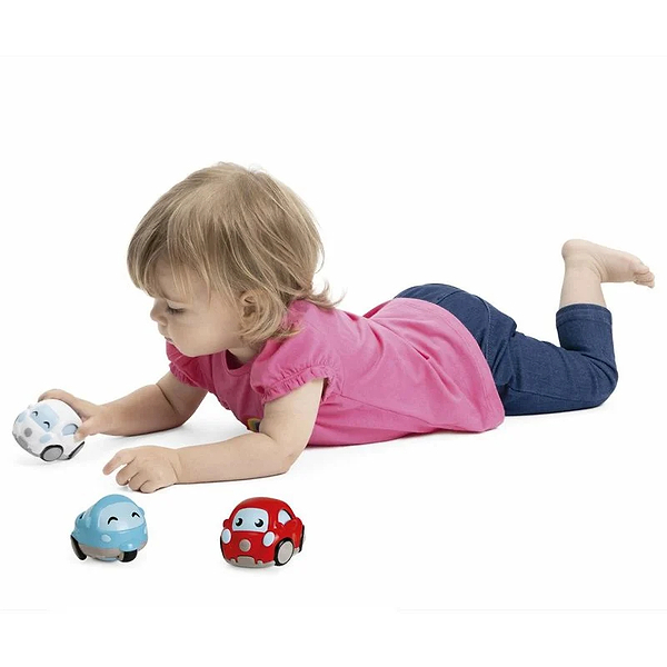 Фото - Базовий ігровий транспорт для малюка Chicco Набір машинок Міський ретропарк серії Turbo Ball (11854.00)