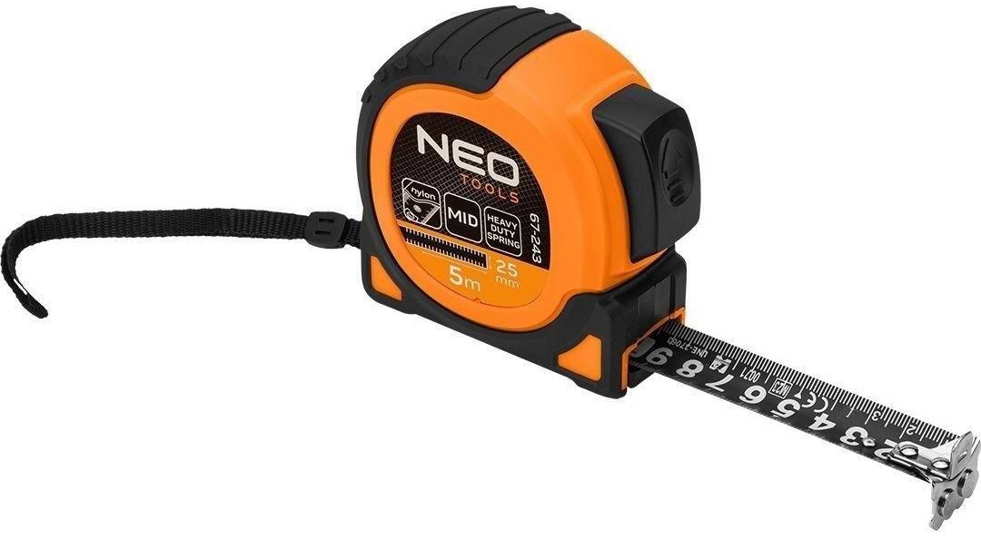 Рулетка Neo Tools 67-243 Super Black, 5мx25мм
