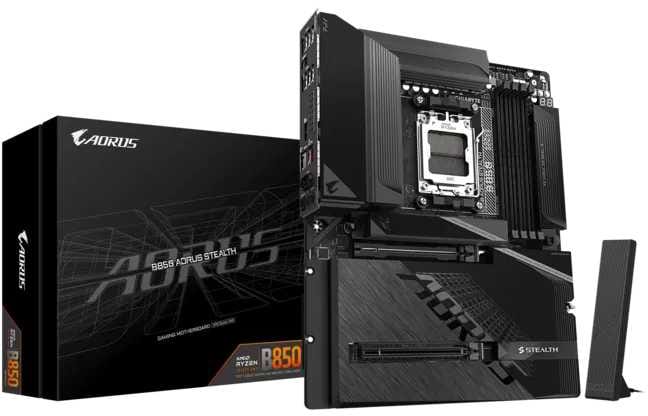Материнська плата Gigabyte B850 AORUS STEALTH
