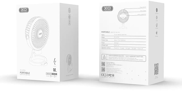 Фото - Вентилятор настольный XO MF78.white