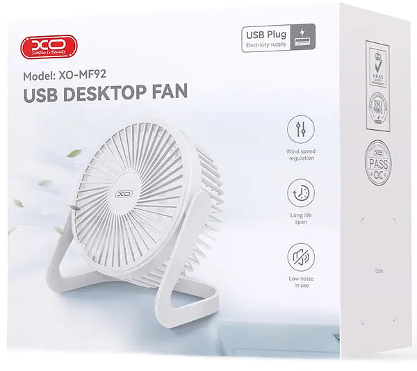 Фото - Вентилятор настільний XO MF92.white