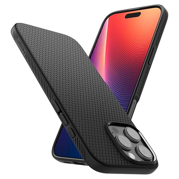 Фото - Чехол для смартфона Spigen for iPhone 16 Pro Max Liquid Air Matte Black (ACS07988)