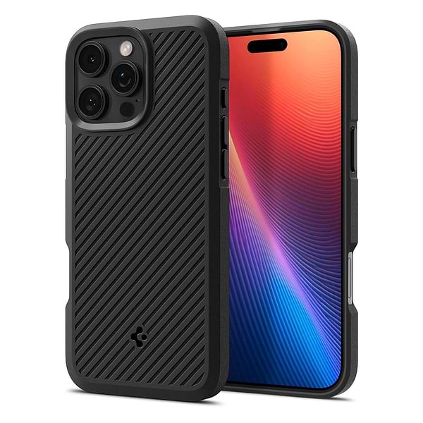 Фото - Чохол для смартфону Spigen for iPhone 16 Pro Max, Core Armor, Matte Black (ACS08023)