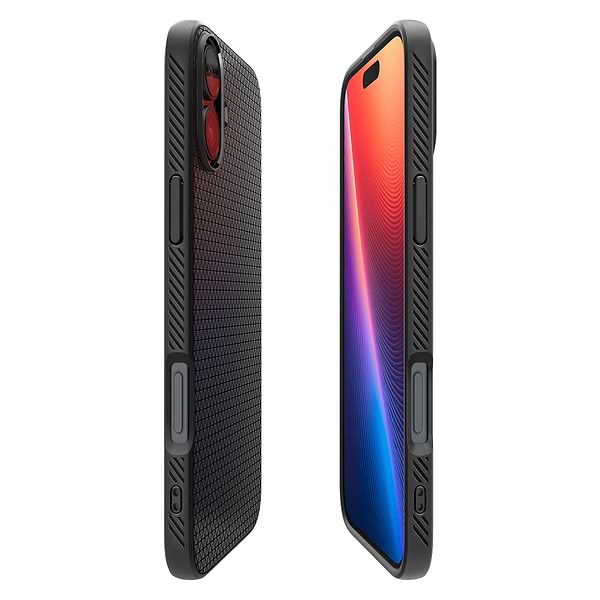 Фото - Чехол для смартфона Spigen for iPhone 16 Plus Liquid Air Matte Black (ACS08066)