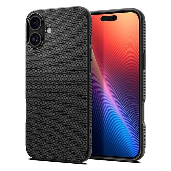 Фото - Чехол для смартфона Spigen for iPhone 16 Plus Liquid Air Matte Black (ACS08066)