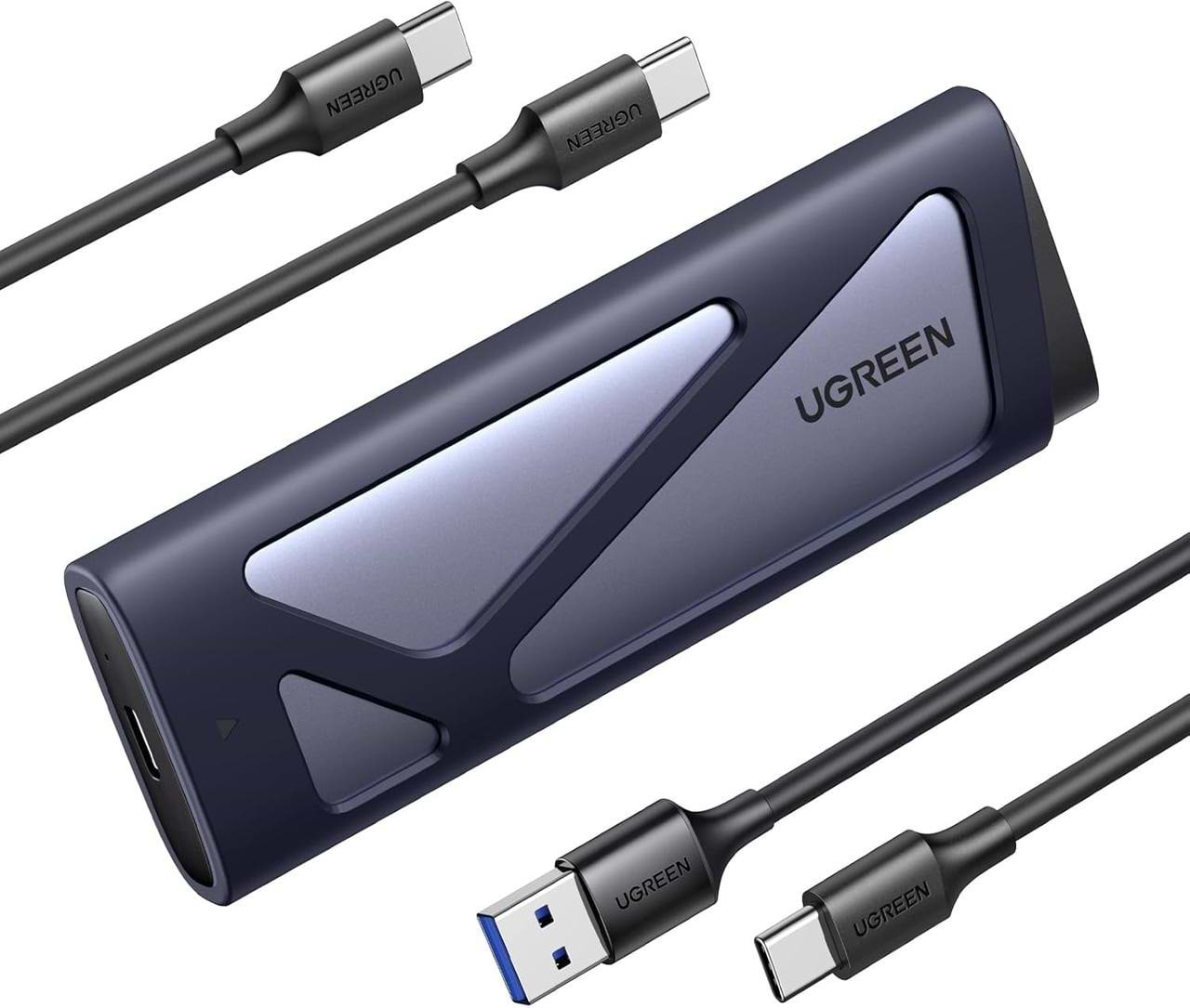 Внешний карман UGREEN CM767 USB 3.2 Gen 2 NVMe/SATA UASP TRIM (15813)